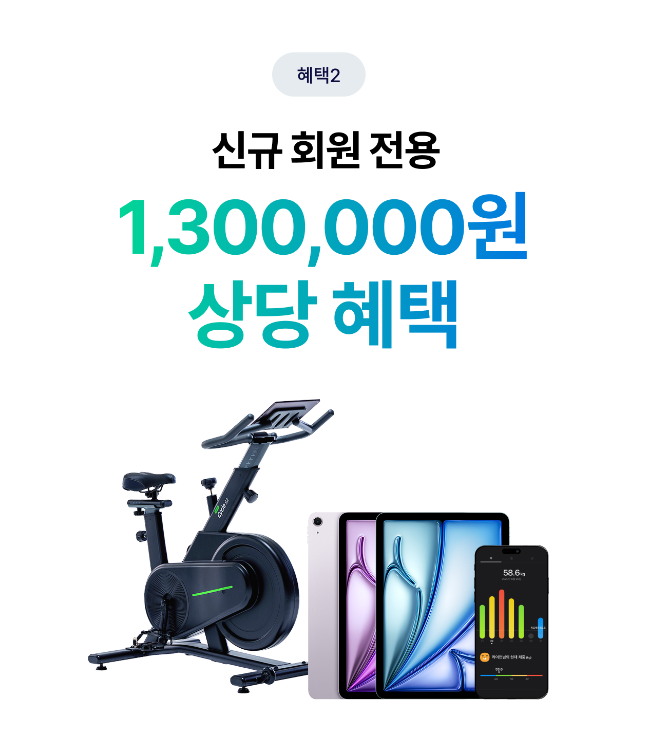 혜택2. 신규 회원 전용 1,300,000원 상당 혜택