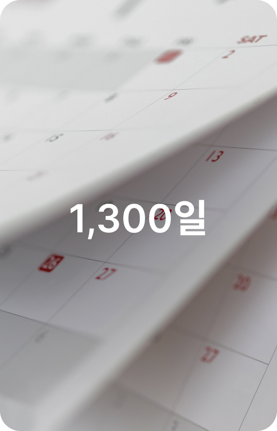 1,300일